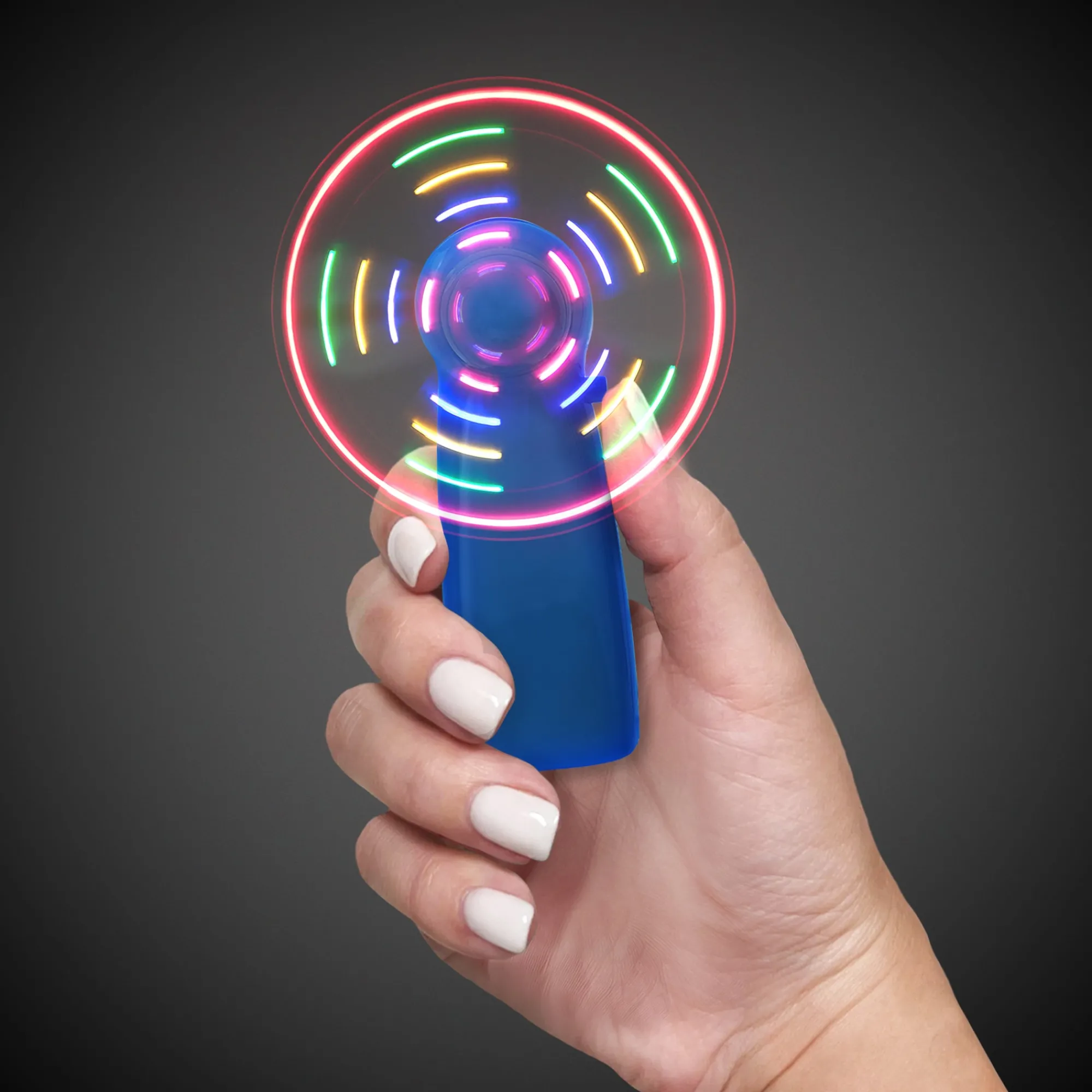 Clearance Windy City Novelties LED Fan Blue