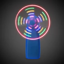 Clearance Windy City Novelties LED Fan Blue