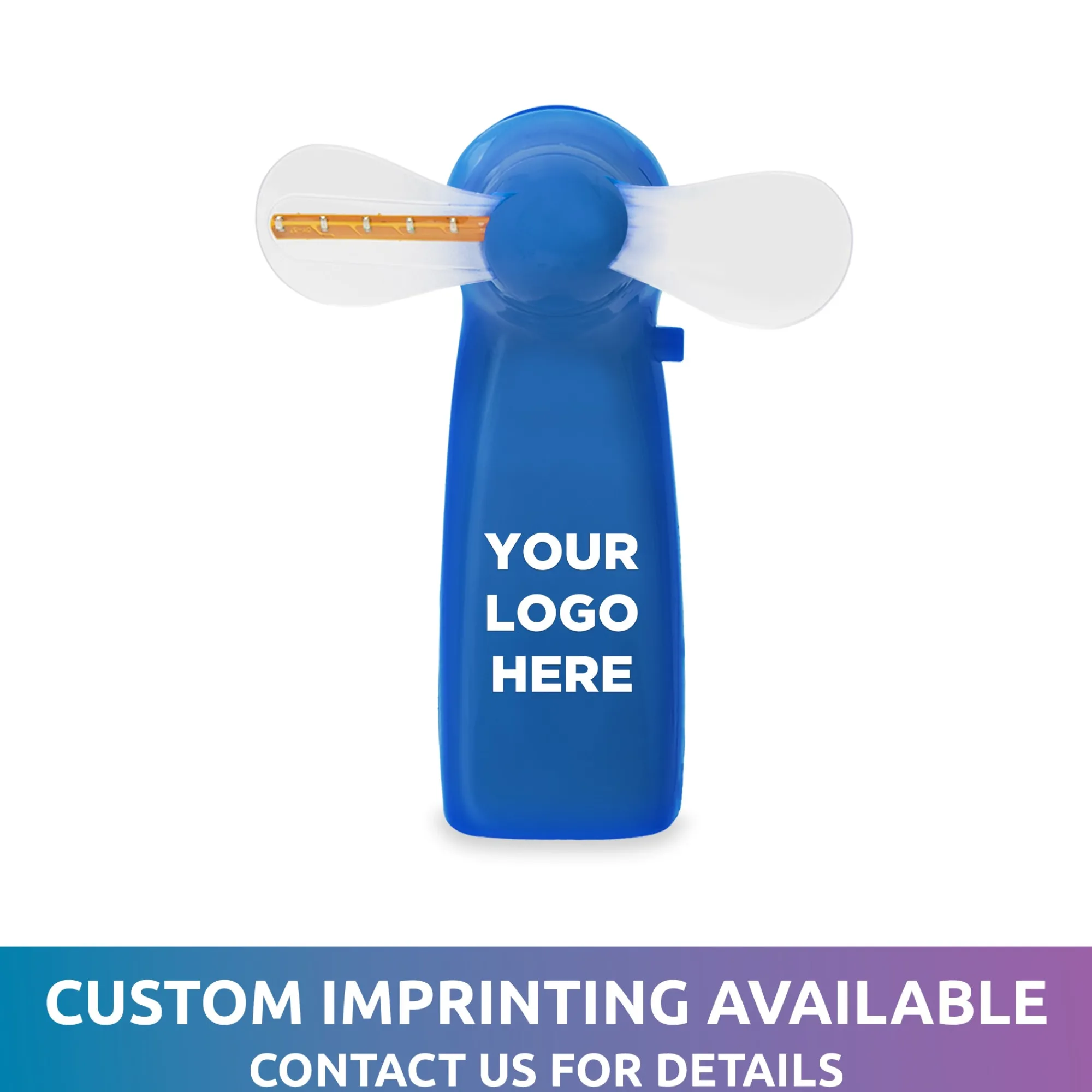 Clearance Windy City Novelties LED Fan Blue