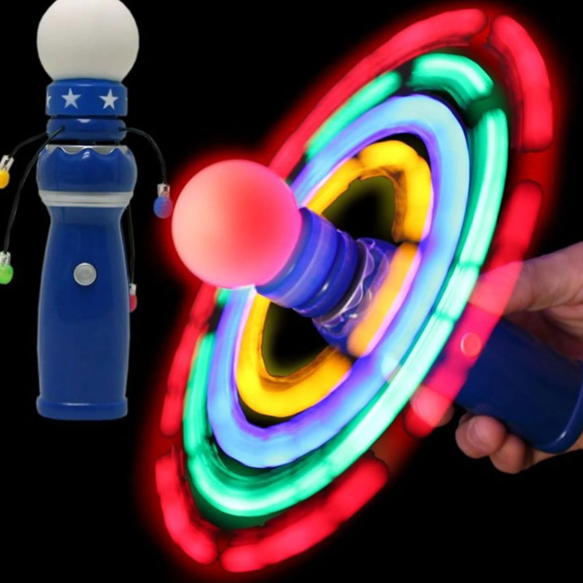 New Windy City Novelties Blue LED Galaxy Spinner