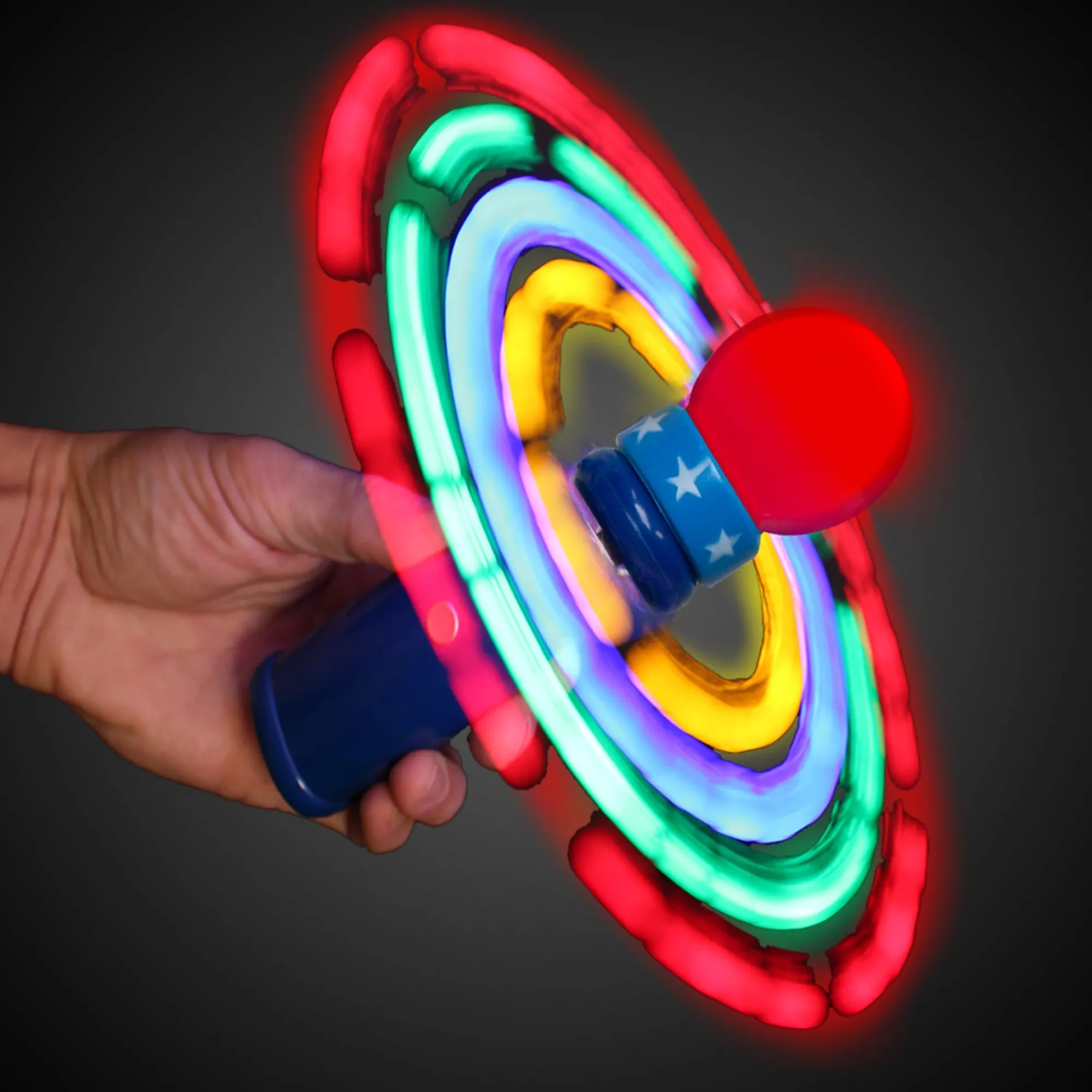 New Windy City Novelties Blue LED Galaxy Spinner