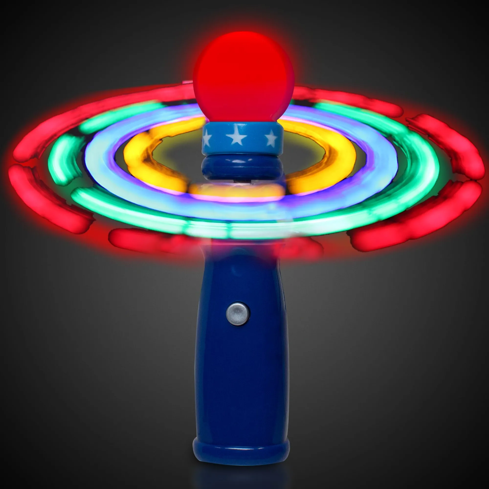New Windy City Novelties Blue LED Galaxy Spinner