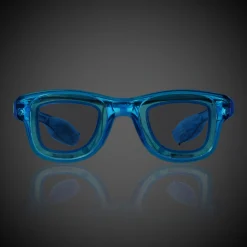 Windy City Novelties LED Retro Sunglasses Blue