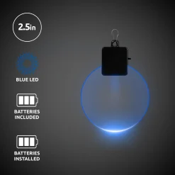 Windy City Novelties Blue LED Round Medallion