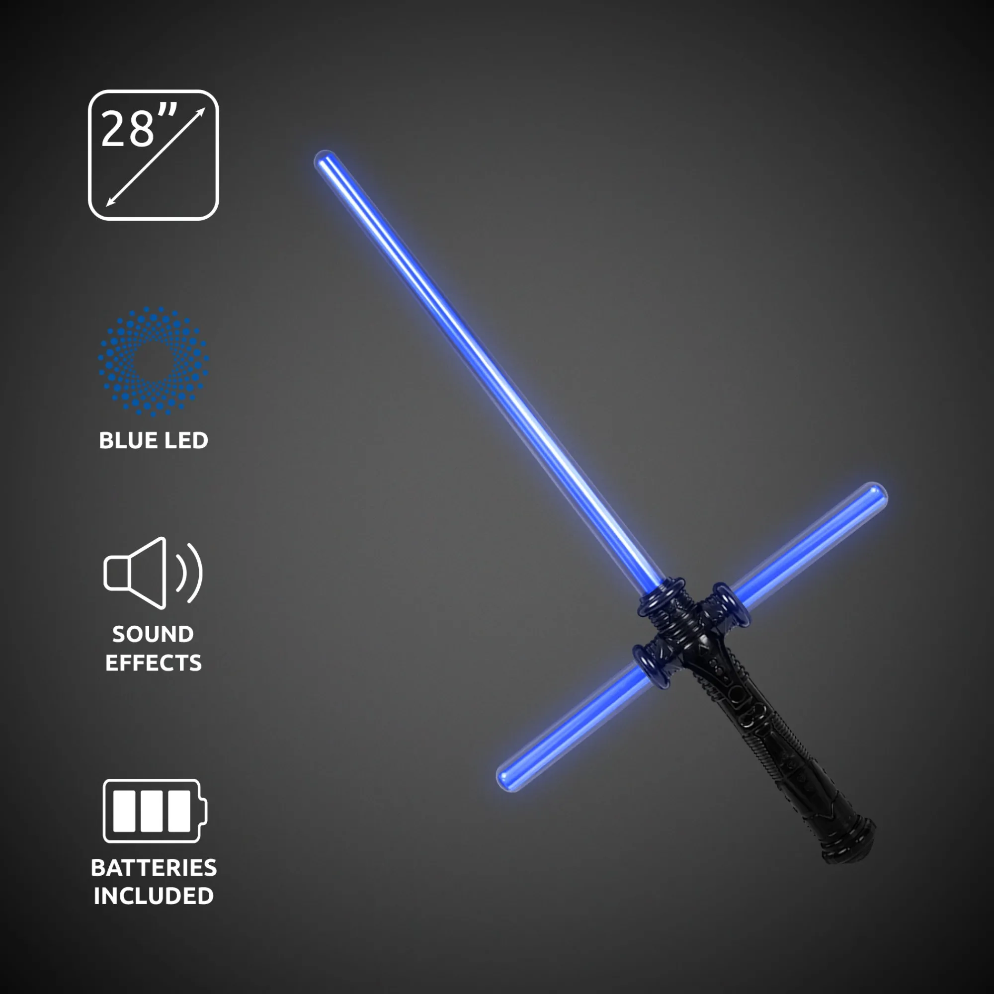 Online Windy City Novelties Blue LED Tri-Saber with Sound