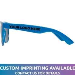 Hot Windy City Novelties Retro Sunglasses Blue