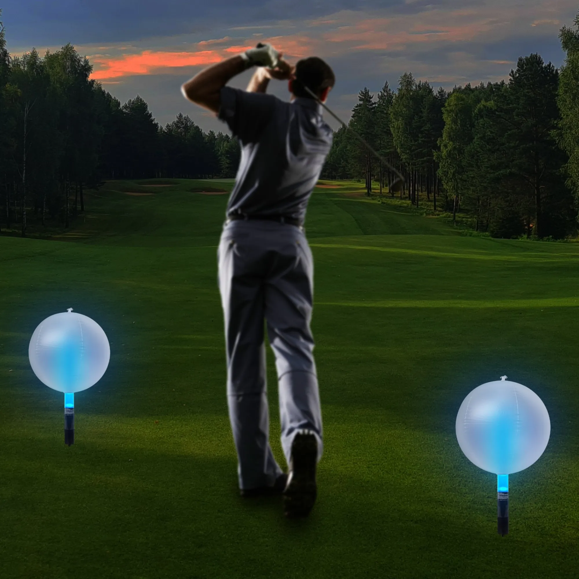 Outlet Windy City Novelties 12" Tee Box Markers Blue
