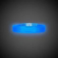 Windy City Novelties Triple Wide 9" Glow Bracelets Blue