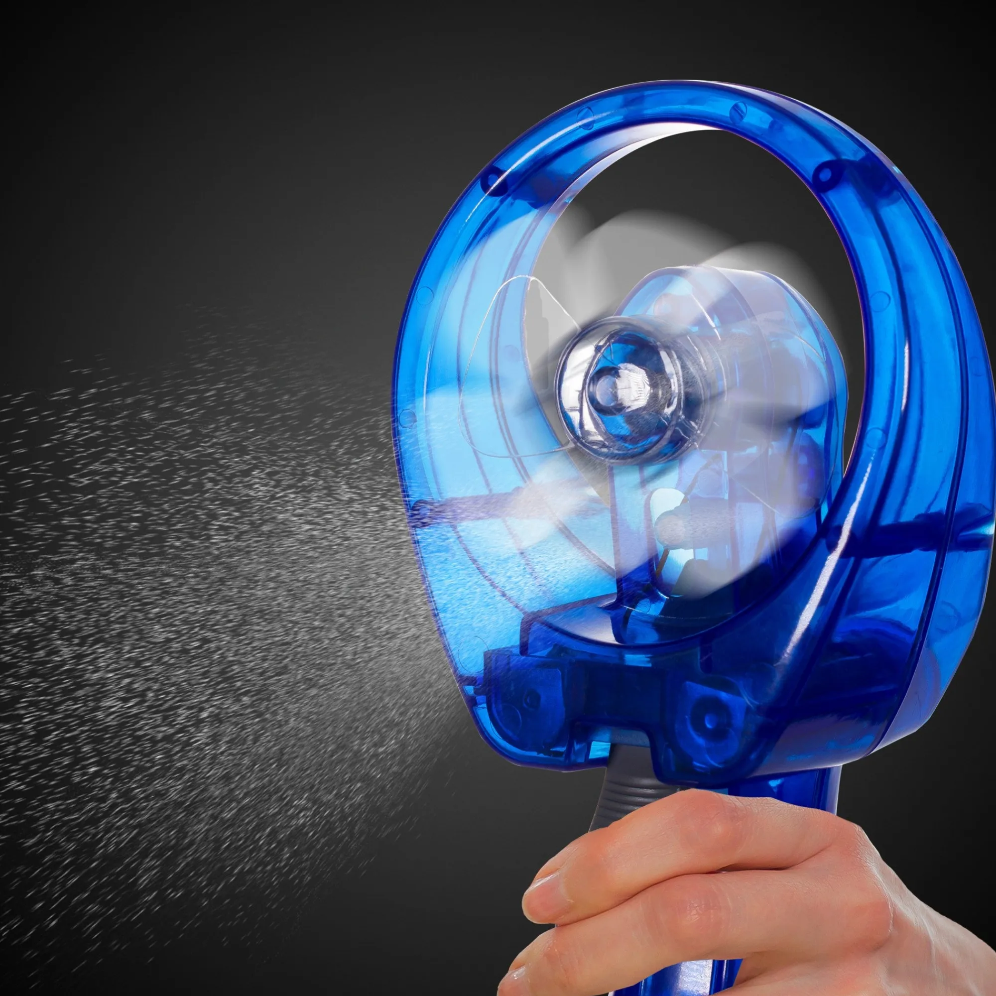 Hot Windy City Novelties Blue Water Spray Fan