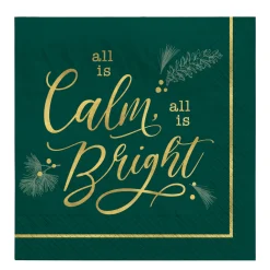 Clearance Windy City Novelties Calm & Bright Lunch Napkins