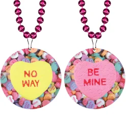Best Windy City Novelties Candy Hearts Medallion Bead Necklaces