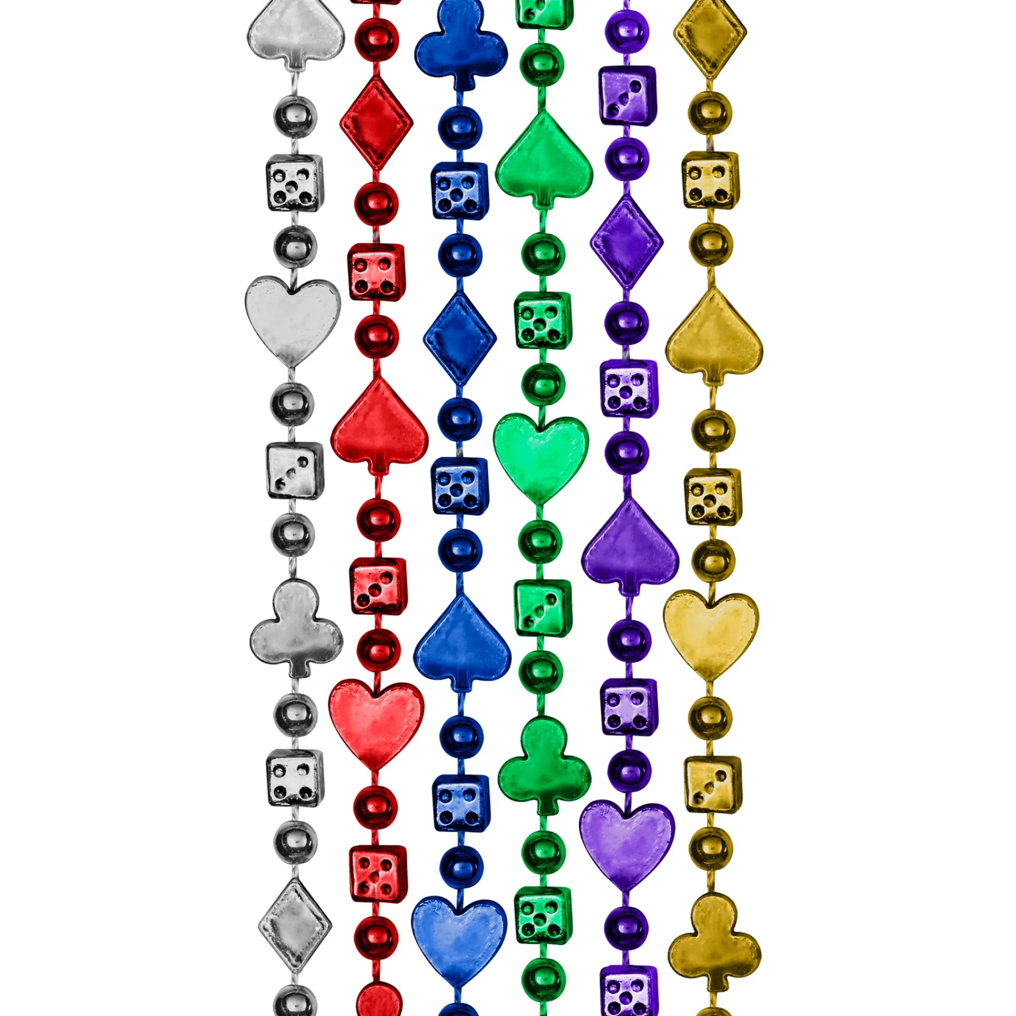 Windy City Novelties Casino Bead 33" Necklaces