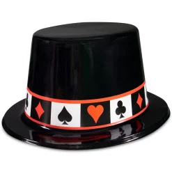 New Windy City Novelties Casino Black Top Hat