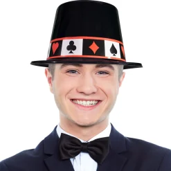 New Windy City Novelties Casino Black Top Hat