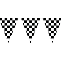 Windy City Novelties Checkered 30' Pennant Banner