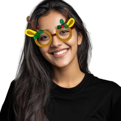 Hot Windy City Novelties Christmas Glitter Glasses Retail Display
