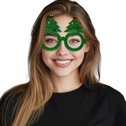 Hot Windy City Novelties Christmas Glitter Glasses Retail Display