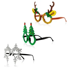 Hot Windy City Novelties Christmas Glitter Glasses Retail Display