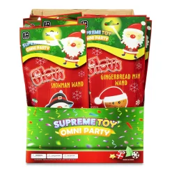 Discount Windy City Novelties Christmas Glow Wands Retail Counter Display