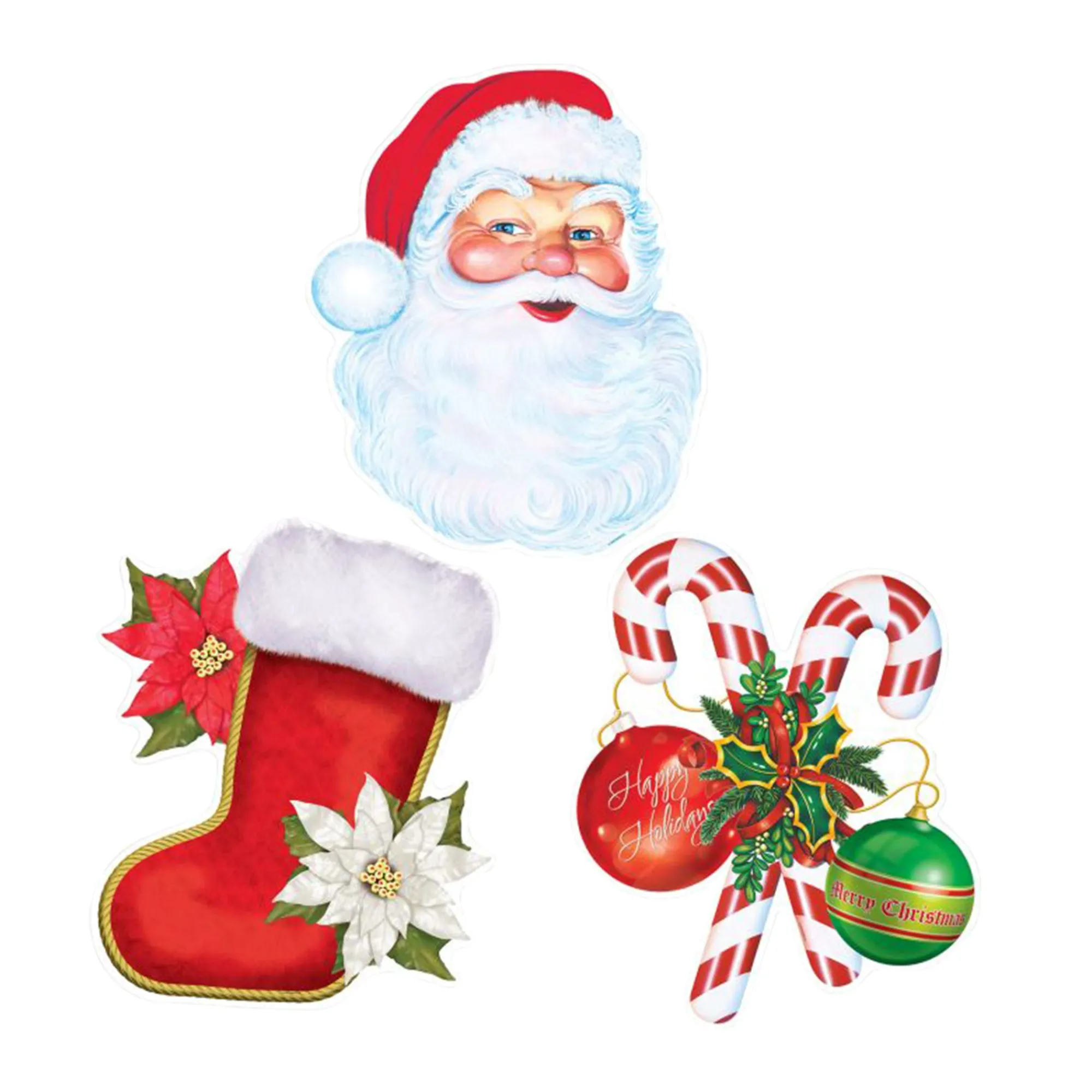 Sale Windy City Novelties Christmas Plastic Cutouts