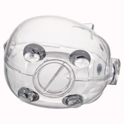 Windy City Novelties Clear Plastic Piggy Bank