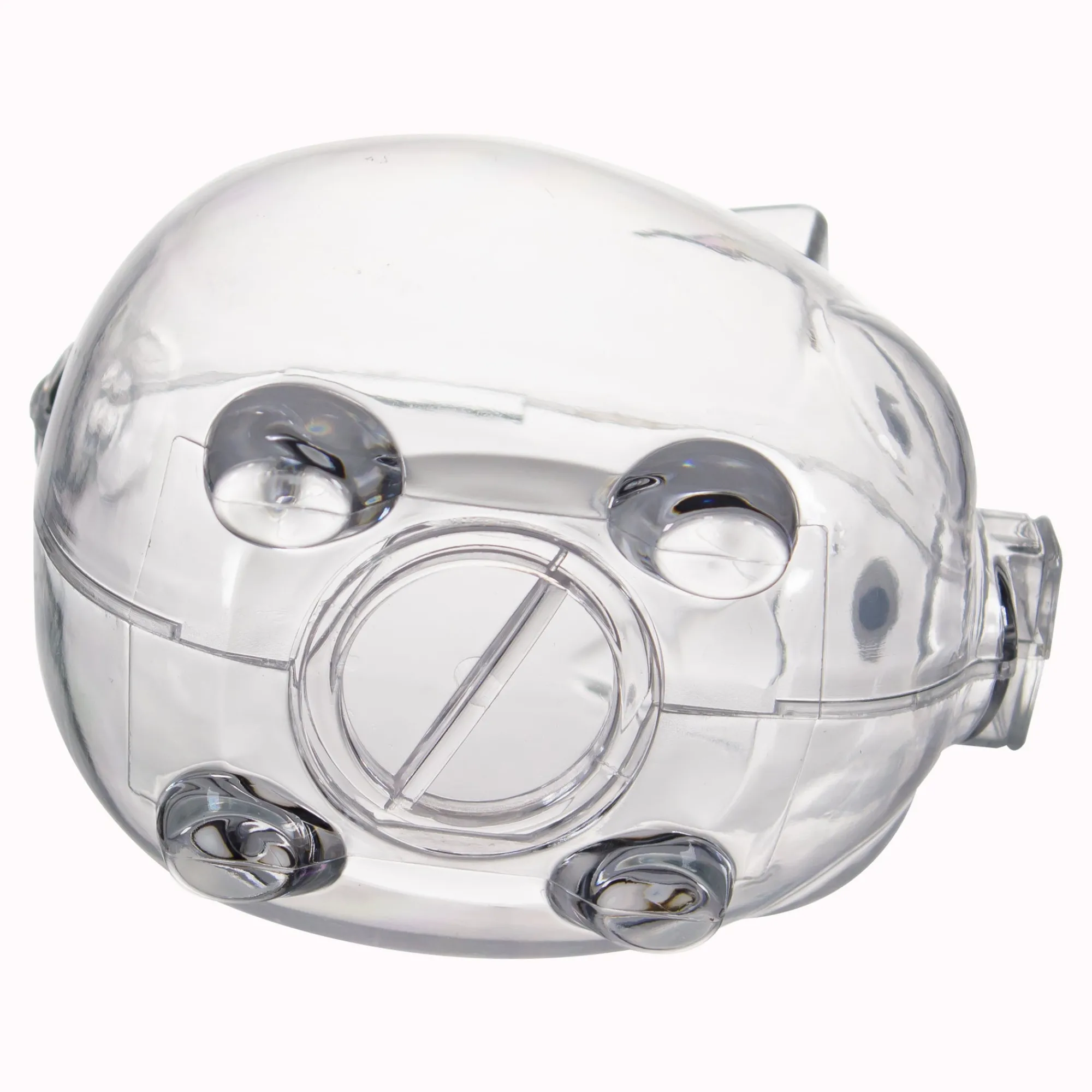 Windy City Novelties Clear Plastic Piggy Bank