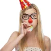 Hot Windy City Novelties Clown Nose 5" Glasses