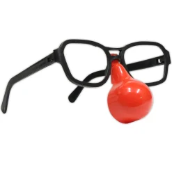 Hot Windy City Novelties Clown Nose 5" Glasses