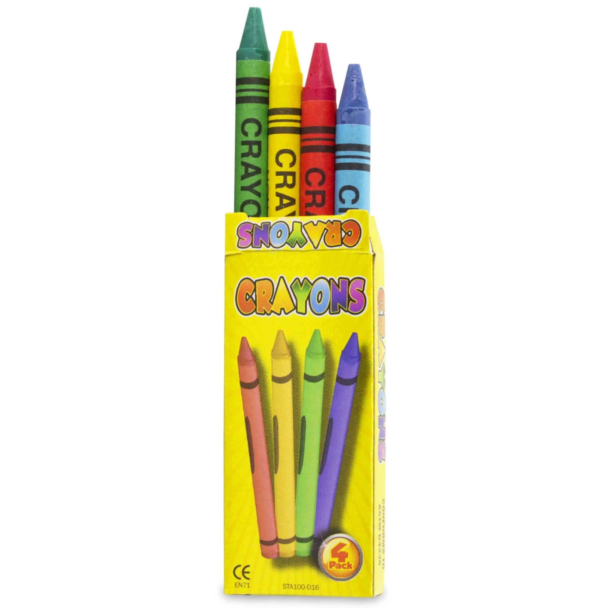 New Windy City Novelties 4 Color Crayon Sets