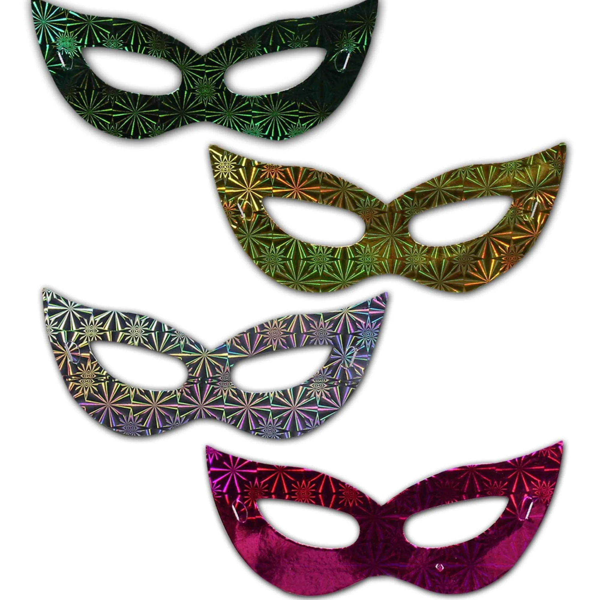 Best Windy City Novelties Colorful Prismatic Half Masks