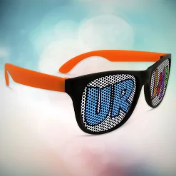 Discount Windy City Novelties Custom Orange Billboard Novelty Sunglasses