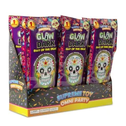 Windy City Novelties Day of the Dead Glow Wands Retail Counter Display