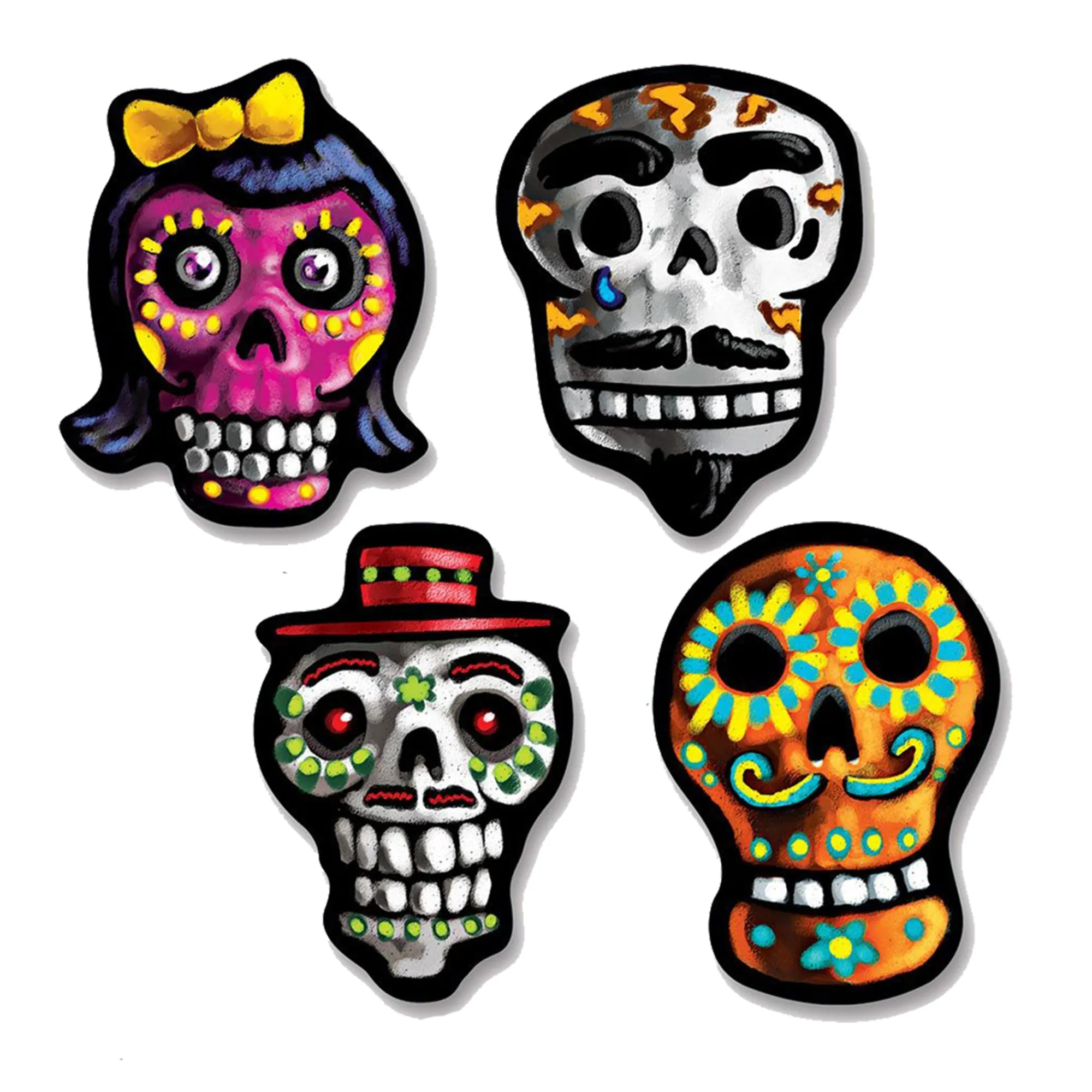 Hot Windy City Novelties Day of the Dead Sugar Skull Cutouts