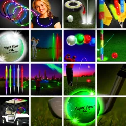 Sale Windy City Novelties Deluxe 80 Player LED Night Flyer Hole In One Tournament Package
