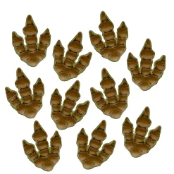 Hot Windy City Novelties Dino Tracks Window Clings