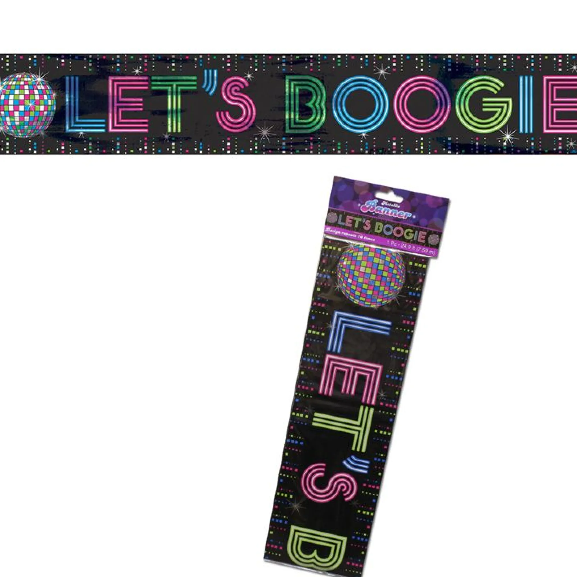 Best Windy City Novelties Disco Fever Foil Banner Decoration
