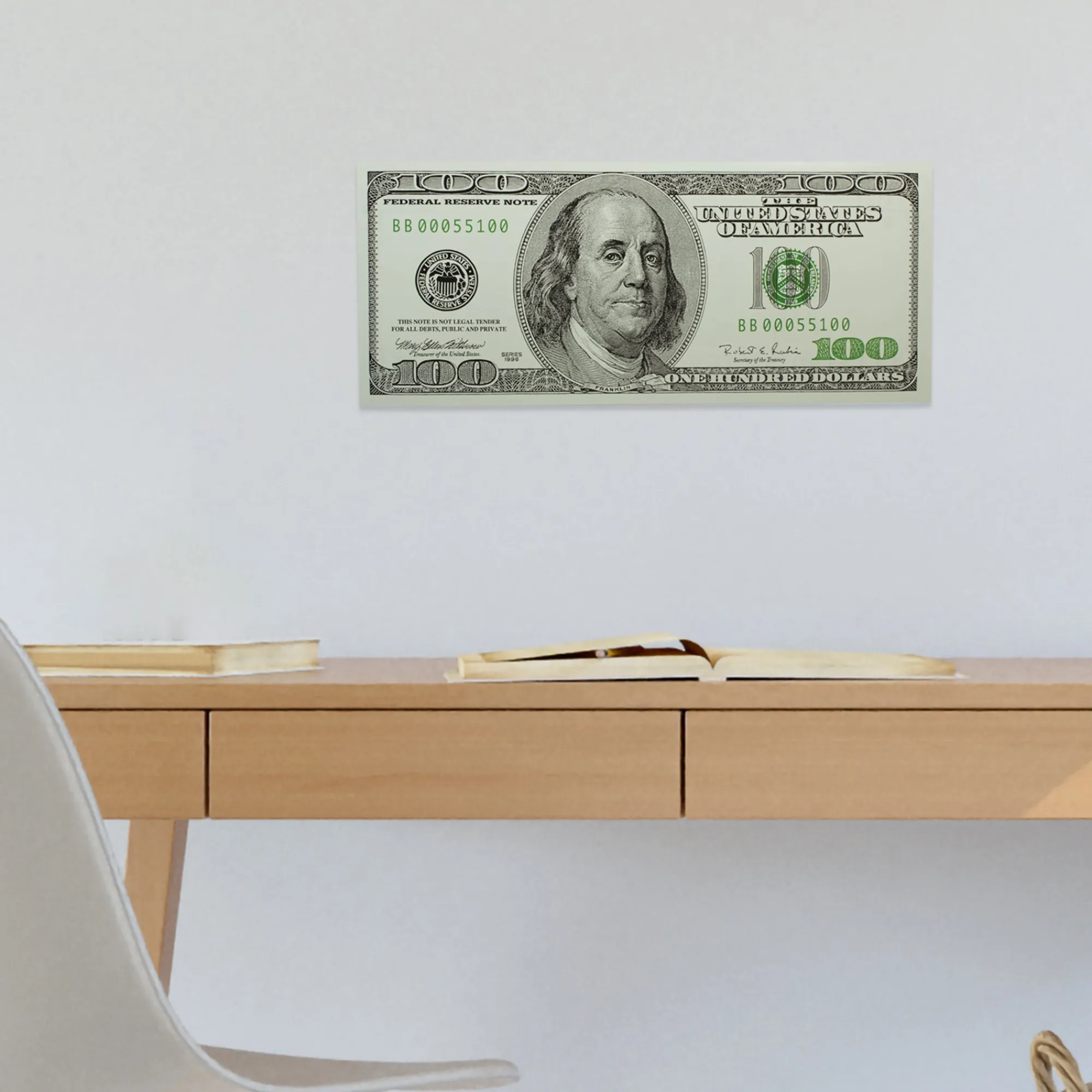 Online Windy City Novelties $100 Dollar Bill Cutout