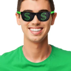 Hot Windy City Novelties Dollar Sign Novelty Sunglasses