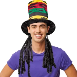 Hot Windy City Novelties Dreadlocks Rasta Hat
