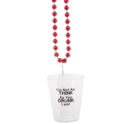 Clearance Windy City Novelties Drunk Shot Glass Necklace