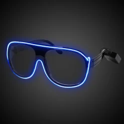 Online Windy City Novelties EL Aviator Blue Shades