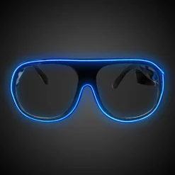 Online Windy City Novelties EL Aviator Blue Shades