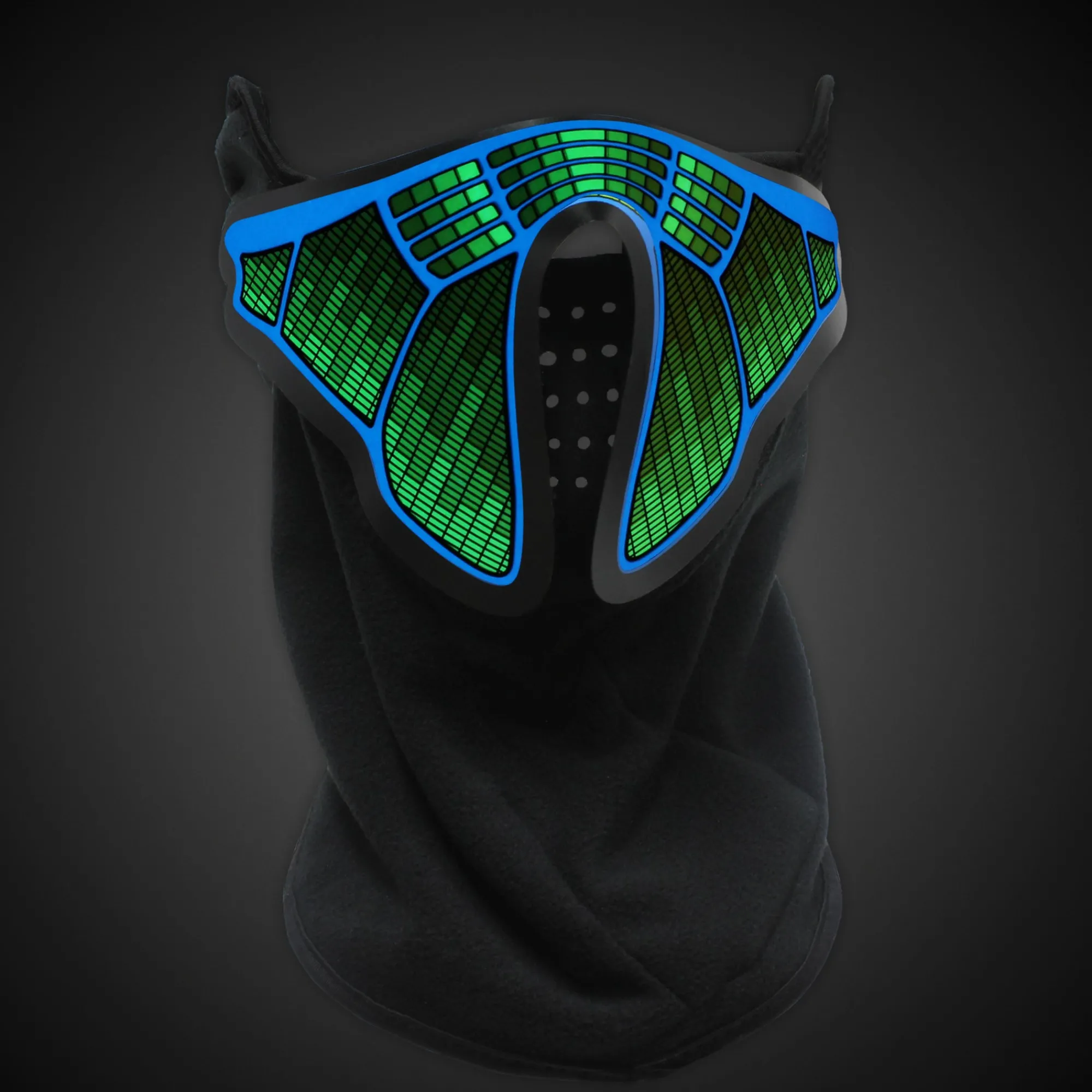 Clearance Windy City Novelties EL LED Sound Activated Face Mask