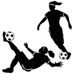 New Windy City Novelties Female Soccer Player Cutouts