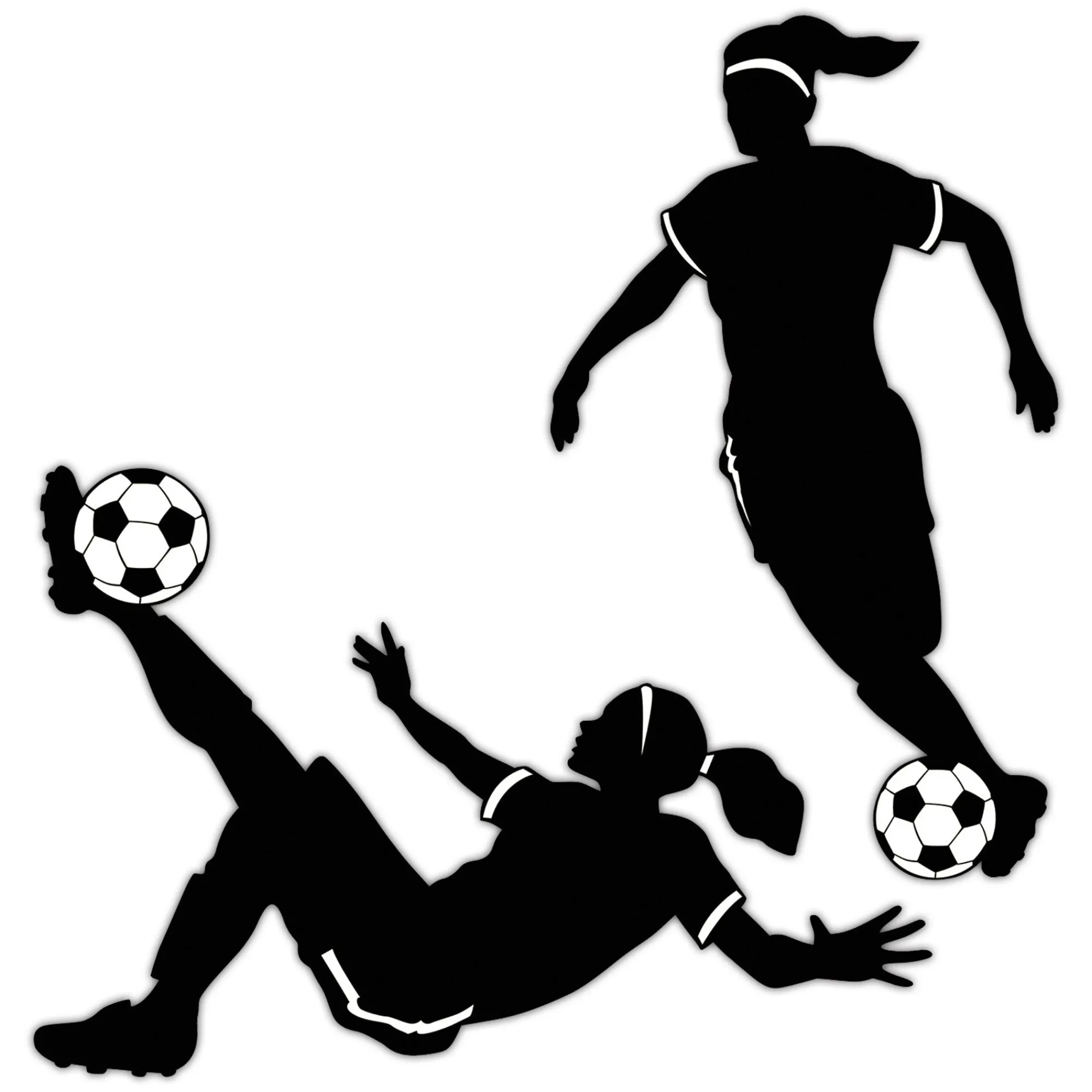 New Windy City Novelties Female Soccer Player Cutouts