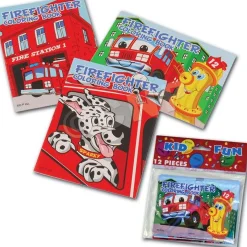 Clearance Windy City Novelties Firefighter 5" Coloring Books