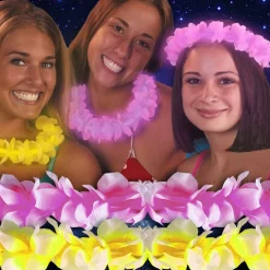 Outlet Windy City Novelties Flower Lei 22" Glow Necklaces