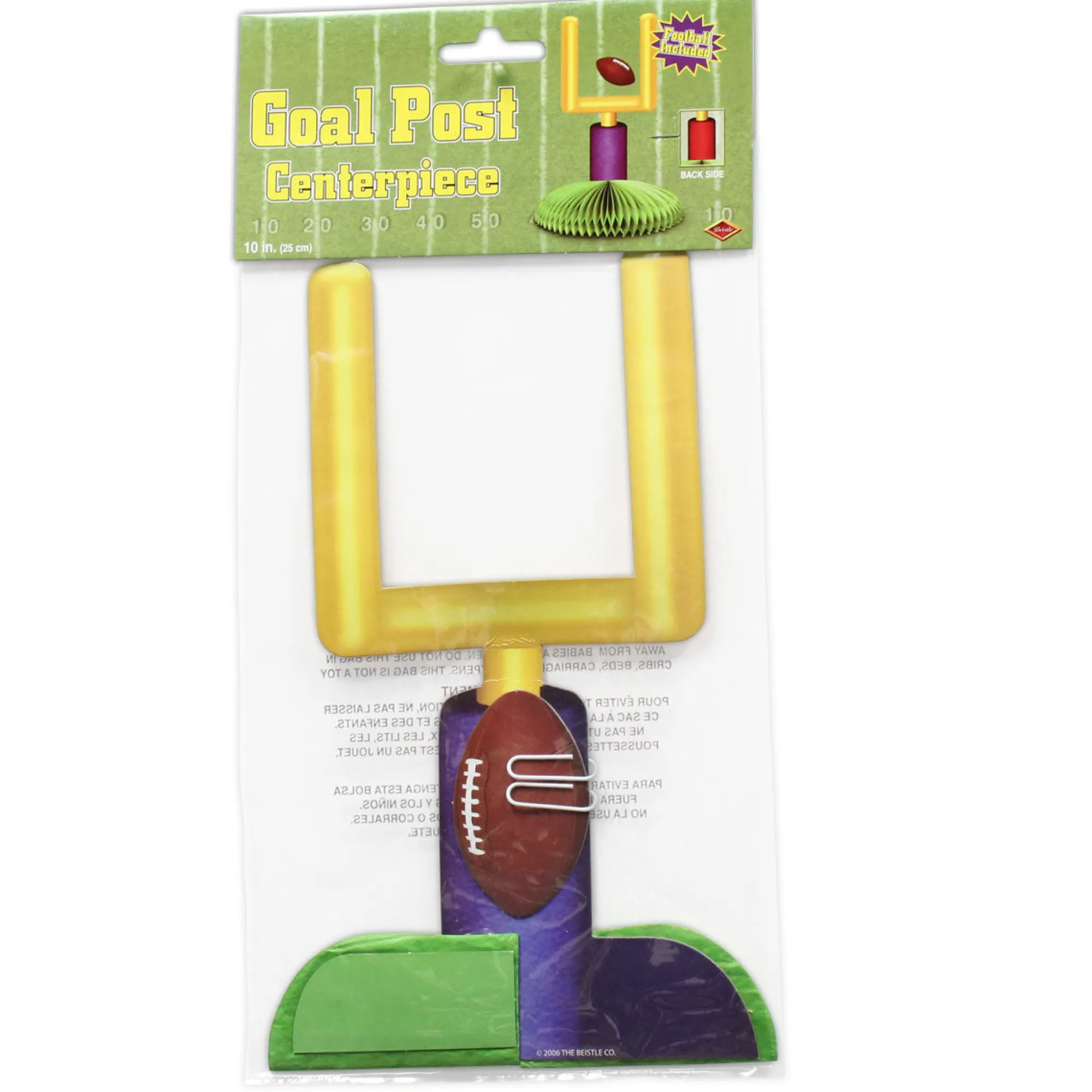 Hot Windy City Novelties Football Goal Post 9" Centerpiece