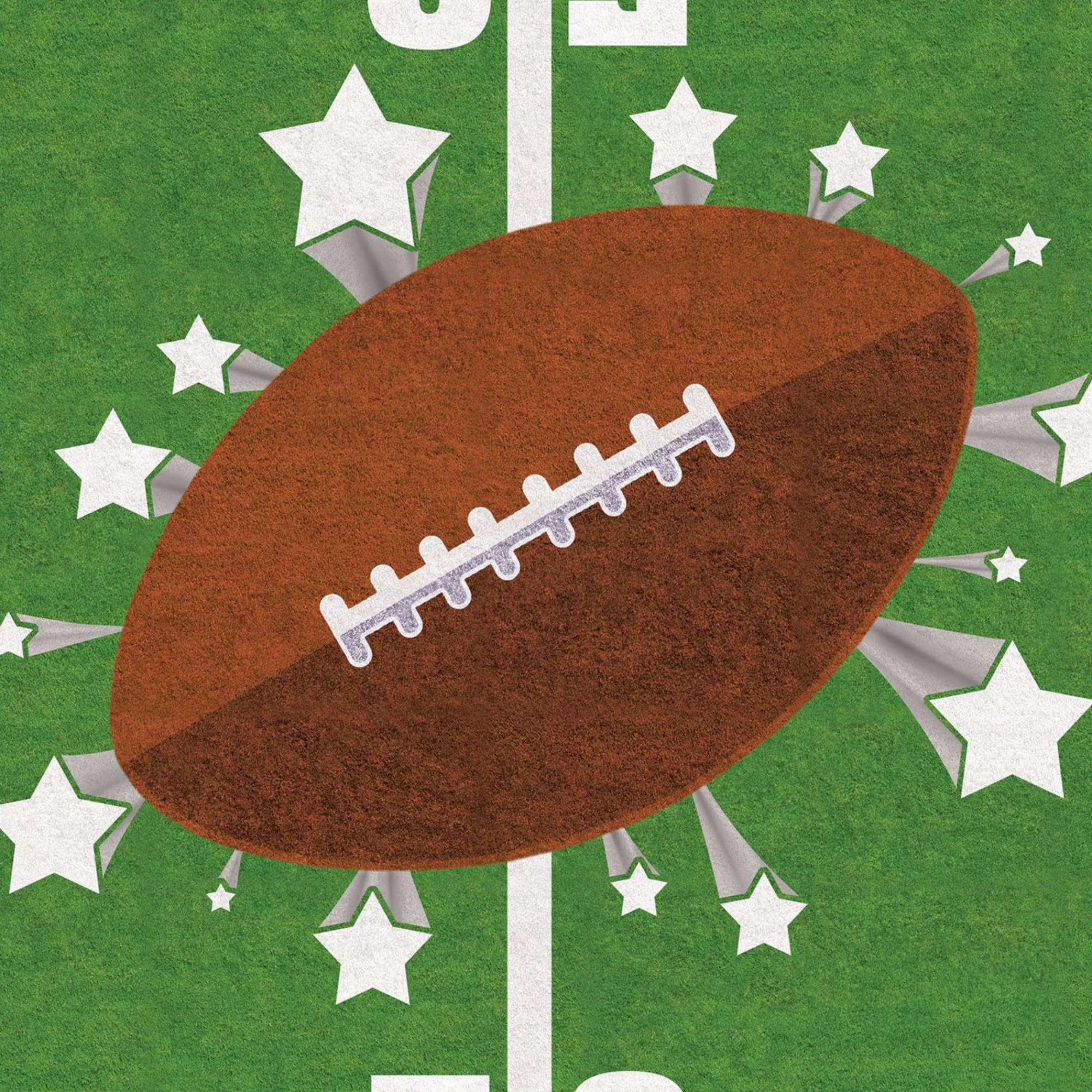 Hot Windy City Novelties Game Day Football Field Table Runner