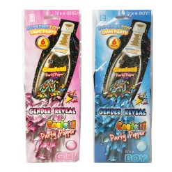 Clearance Windy City Novelties Gender Reveal Confetti Poppers Retail Counter Display